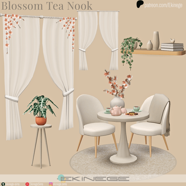Набор для столовой Blossom Tea Nook+